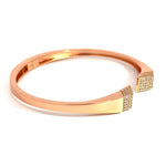 PurpleLuck Sophia 925 Silver Bracelet in rose gold plating for Women and Girls. Perfect gift for Girlfriend. Luxury Wear for Women