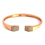PurpleLuck Sophia 925 Silver Bracelet in rose gold plating for Women and Girls. Perfect gift for Girlfriend. Luxury Wear for Women