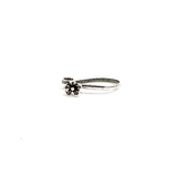 Purpleluck Bloom Oxidized Silver Nose Pin for women, everyday wear