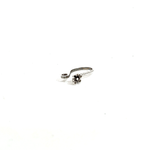 Purpleluck Bloom Oxidized Silver Nose Pin for women, everyday wear