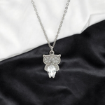 PurpleLuk Owl 925 Silver Pendant for girls and women everyday and party wear
