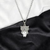 PurpleLuk Owl 925 Silver Pendant for girls and women everyday and party wear