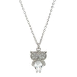 PurpleLuk Owl 925 Silver Pendant for girls and women everyday and party wear