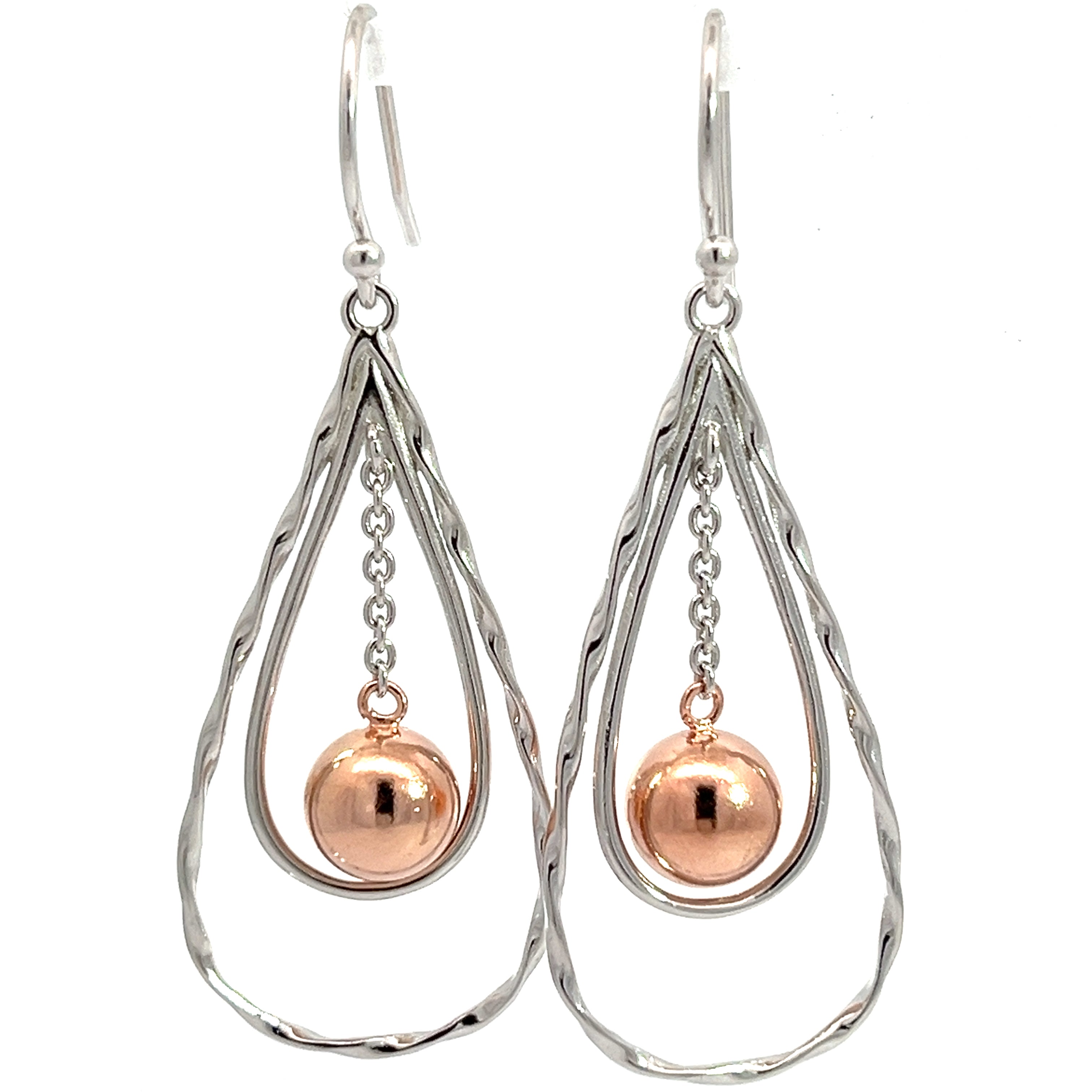 Purpleluck Teardrop 925 Silver Earrings for birthday and Valentine day gift for women and girls