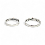 Purpleluck Paris Silver Couple Rings for Valentines Day Gift- Him and Her