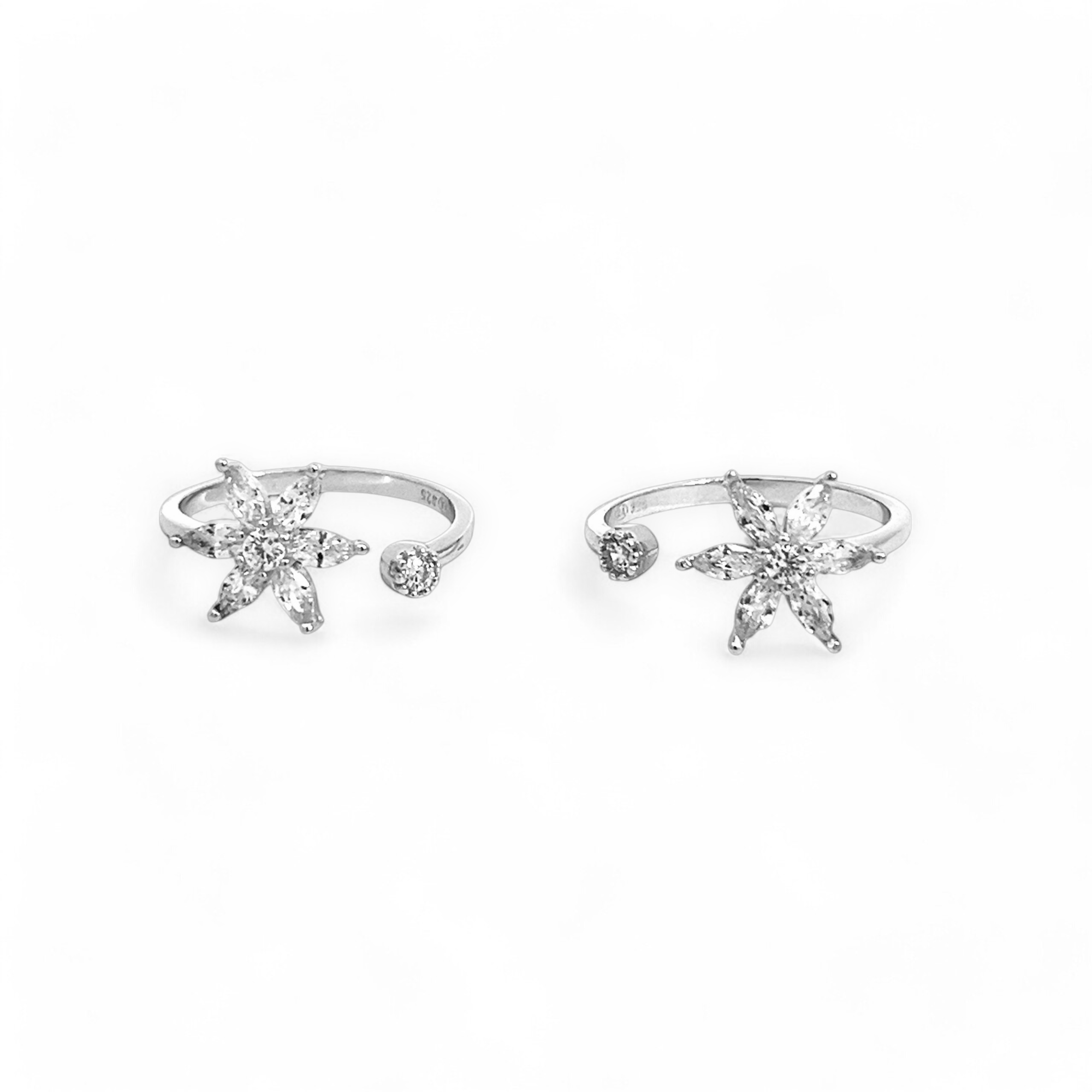 PurpleLuck Pranitha Silver Toe Ring Sterling Silver toe rings for women Traditional and Festive wear.