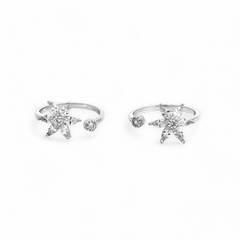 PurpleLuck Pranitha Silver Toe Ring Sterling Silver toe rings for women Traditional and Festive wear.