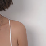 Purpleluck Frances Rose Gold Italian Necklace. Sterling Silver sleek neckalce chain for women and girls for gifting
