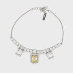 Purpleluck In the Name of Love 925 Silver Bracelet trendy bracelet for women and girls