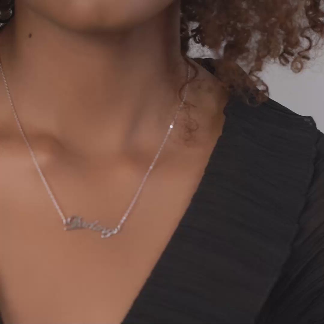 PurpleLuck Darling Silver Pendant