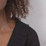 PurpleLuck Kristen Silver White Pearl Necklace Perfect for Office and party wear. Ideal gift for Women and girls