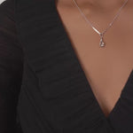 PurpleLuck Infinite 925 Silver Pendant. Infinite symbol minimal luxury daily wear jewellery for women. Gift for Rakshabandhan 