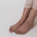 PurpleLuck Samantha 925 Silver Italian Anklet. Dainty and elegant ankle jewelry for daily wear for women
