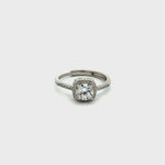 PurpleLuck Laura Silver Solitaire Ring