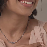 PurpleLuck Sherlyn 925 Silver Mangalsutra for women traditional wear