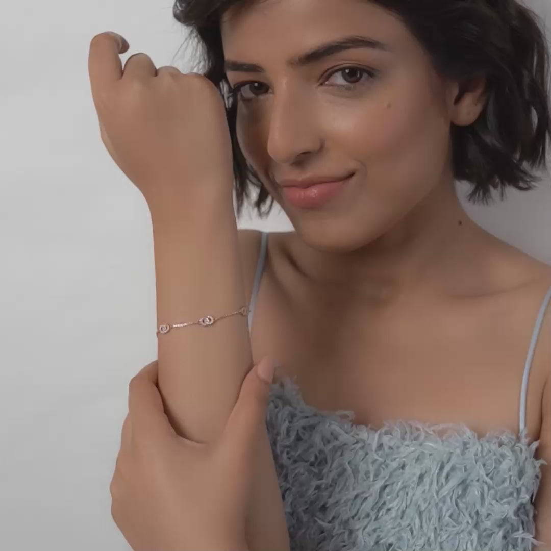 Purpleluck Grace Rose Gold Bracelet
