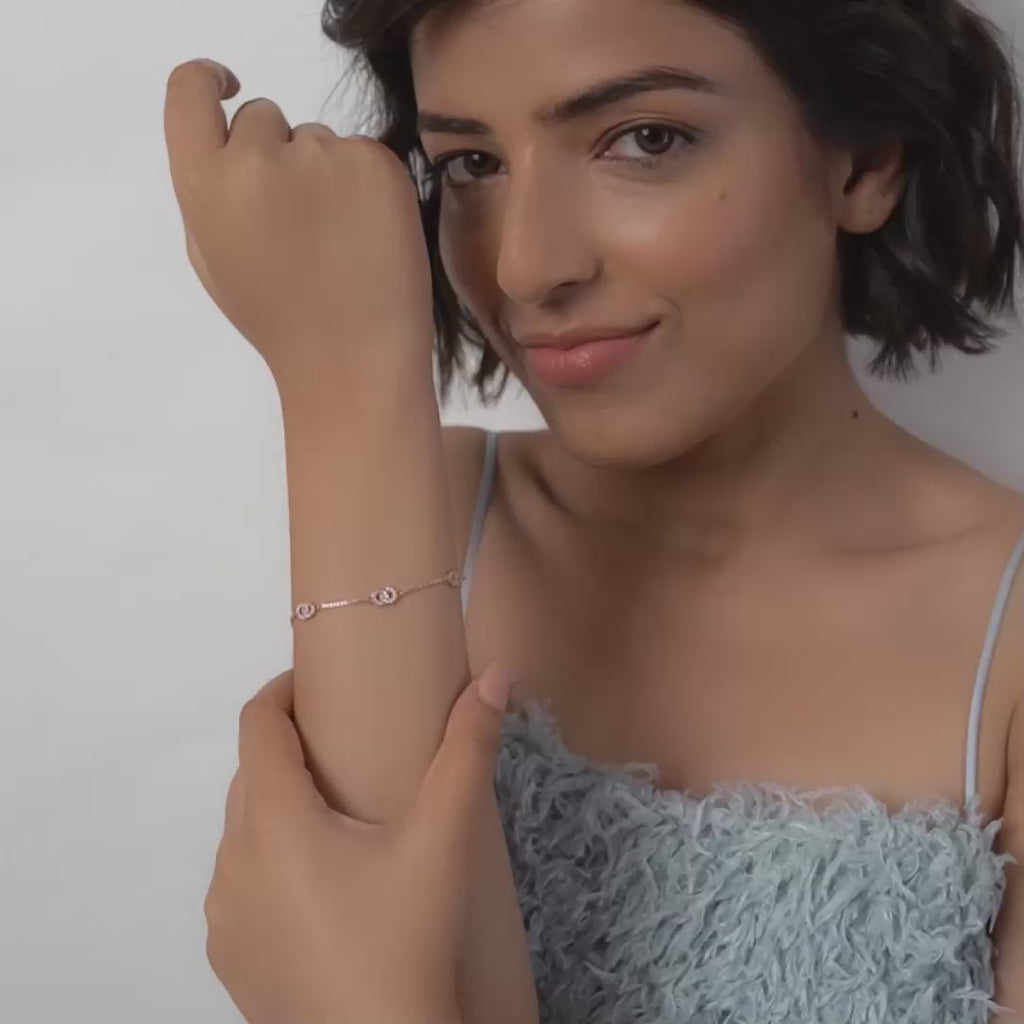 Purpleluck Grace Rose Gold Bracelet