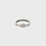 Purpleluck Angelina 925 Silver Ring. Trendy adjustable and simple daily wear ring for women and girls