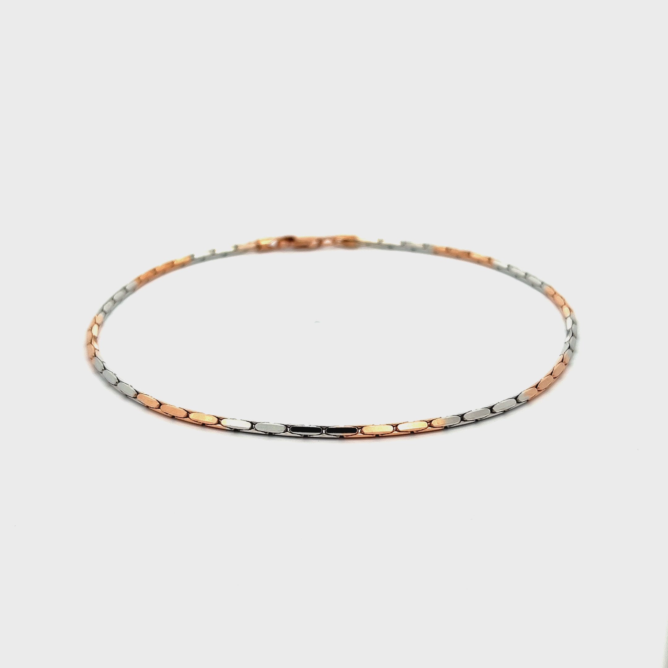 PurpleLuck Clara 925 Silver Italian Anklet. Simple and elegant daily wear ankle jewelry for women and girls
