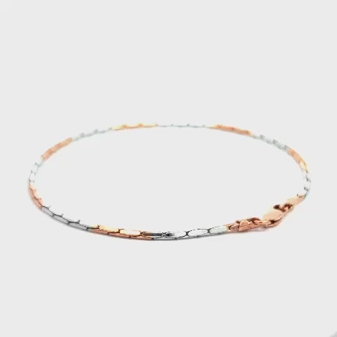 Elsa 925 Silver Gold Plated Italian Bracelet minimal style bracelet perfect for gifting