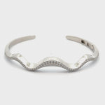 PurpleLuck Nadira 925 Silver Bracelet Elegant Zircon Stone bracelet Perfect for Festive wear. Luxury gift for women and girls
