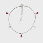 Purpleluck Zeenat Silver Bracelet
