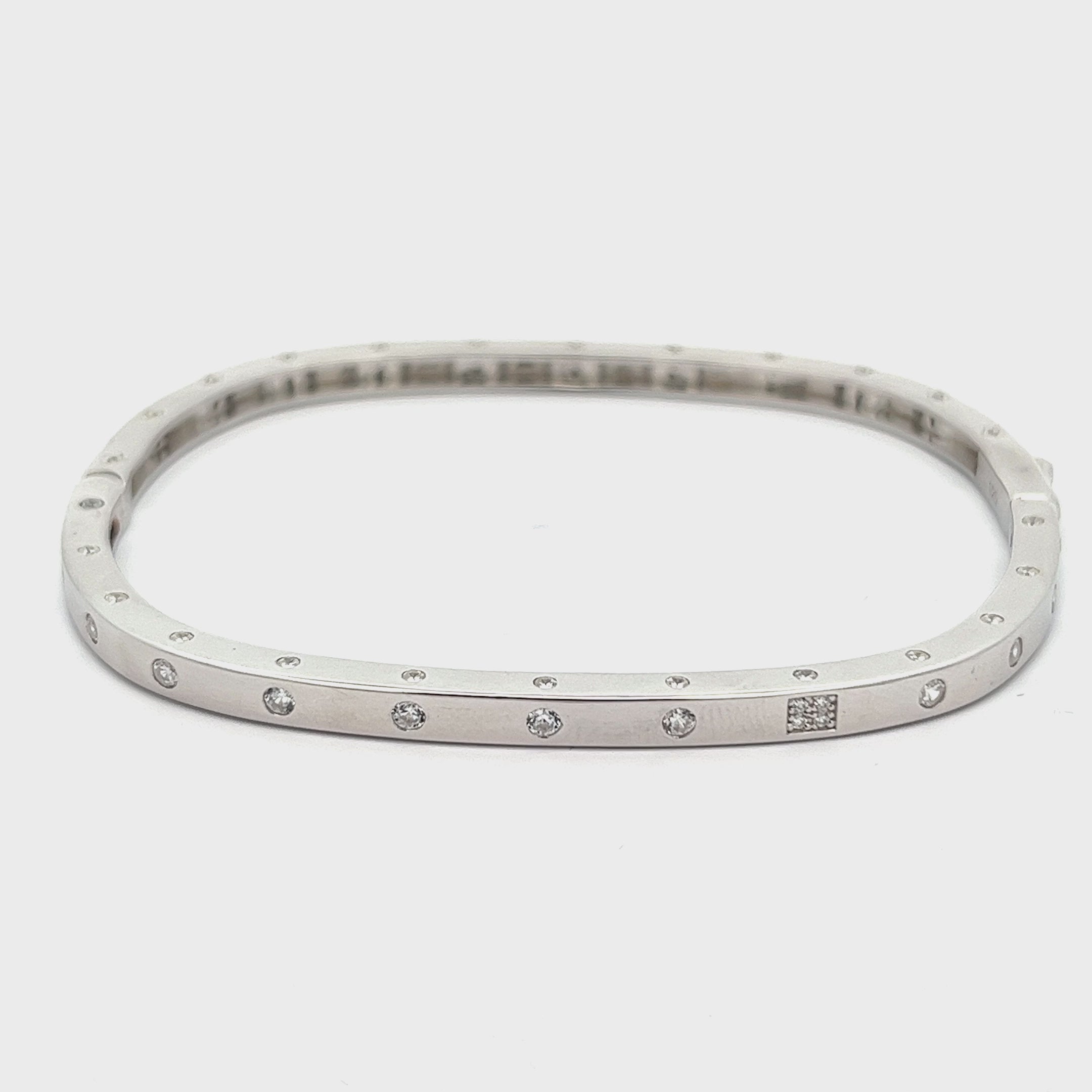 PurpleLuck Rehana 925 Silver Bracelet. Dainty and Luxurious bracelet for Women and girls. Charming gift for Wife and Sister