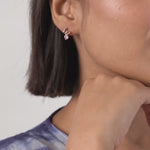 PurpleLuck Beyonce Rose Gold Butterfly Earrings. Sterling Silver charm studs gifting for girlfriend 