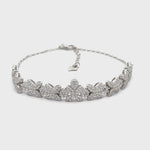PurpleLuck Julianne Silver Bracelet