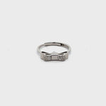 PurpleLuck Sienna 925 Silver Bow Ring. Cute and minimal design adjustable ring Perfect for gifting for girlfriend. Simple daily wear
