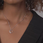 PurpleLuck Zendaya 925 Silver Heart Pendant for gifting for girlfriend and wife for Valentines day and anniversaries
