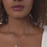 PurpleLuck Ava 925 Silver Butterfly Pendant. Charming party wear pendant with elegant design for women an girls.