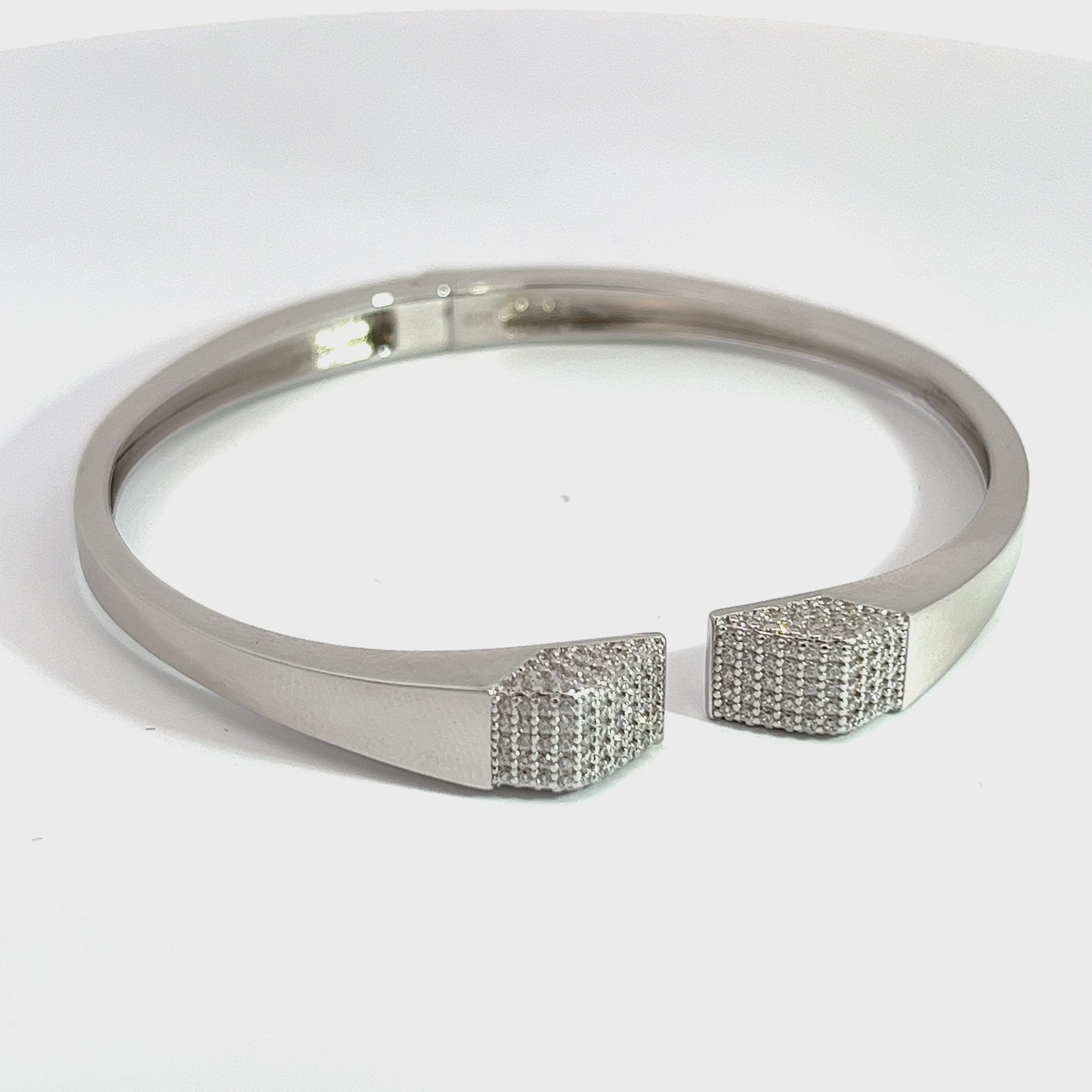 PurpleLuck Sophia 925 Silver Bracelet Party wear Luxury and elegant bracelet. Gift for girlfriend 