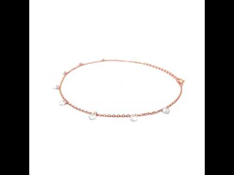 PurpleLuck Elektra Rose Gold Queen Anklet
