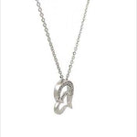 PurpleLuck Heartbeat Silver Necklace - Romantic gift for girlfriend and wife with adjustable chain. Valentine and anniversary gift