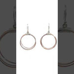 PurpleLuck Russian Style 925 Silver Drop Earrings in a minimalistic design for women for daily wear