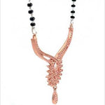 Purpleluck Tanvi 925 Silver Mangalsutra. Rose Gold plated women jewellery