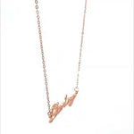 PurpleLuck Darling Rose Gold Pendant in rose gold plating for women and girls. Romantic gift for girlfriend and wife
