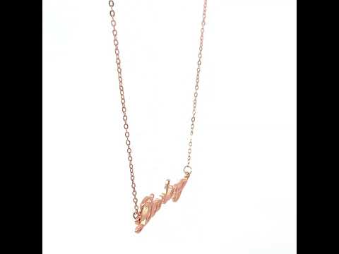 PurpleLuck Darling Rose Gold Pendant