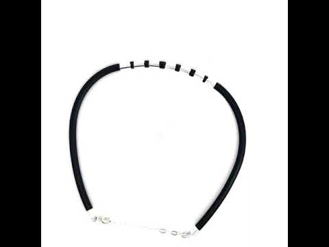 Purpleluck Night Veil 925 Silver Anklet traditional black anklet for women. Trendy and minimal anklet for daily wear