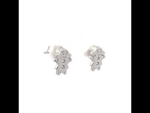 PurpleLuck Resse Silver Earrings
