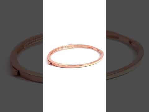 PurpleLuck Office Girl 925 Silver Diamond Bracelet. Dainty and charming bracelet for simple daily wear