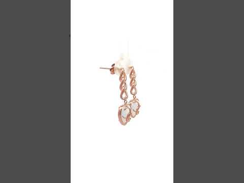 PurpleLuck Rose Gold Love Earrings