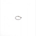 PurpleLuck Rakul Oxidized Silver Nose Pin for women and girls daily wear simple design in 925 Silver 