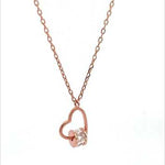 PurpleLuck Jihyo Rose Gold Heart Pendant