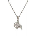PurpleLuck Ava 925 Silver Butterfly Pendant. Charming party wear pendant with elegant design for women an girls.