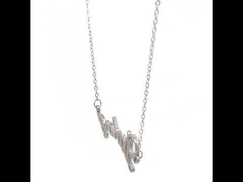 PurpleLuck Darling Silver Pendant