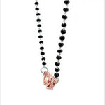 PurpleLuck Nimrit Rose Gold  Mangalsutra 925  Silver elegant and dainty traditional wear