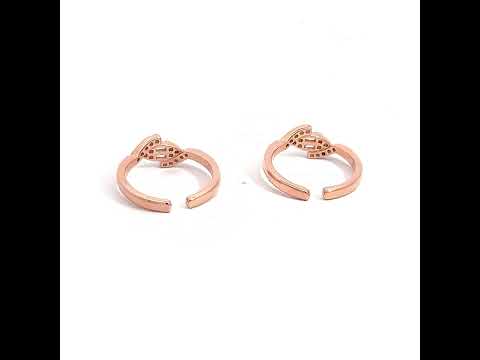 PurpleLuck Hansika Rose Gold Toe Rings