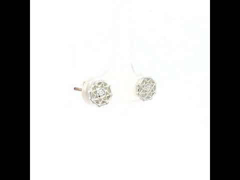 PurpleLuck Dreamcatcher 925 Silver earrings. Stud earrings for girls gifting- simple daily wear